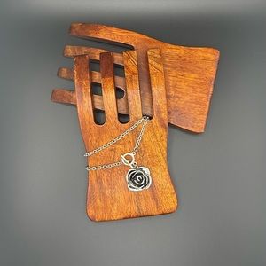 Silver Flower Necklace